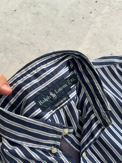 Ralph Lauren Vertical Stripe Long Sleeve Shirt (XL)
