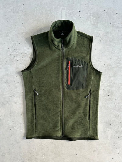 Mont Bell Clima Plus Zip Up Fleece Gilet (S)