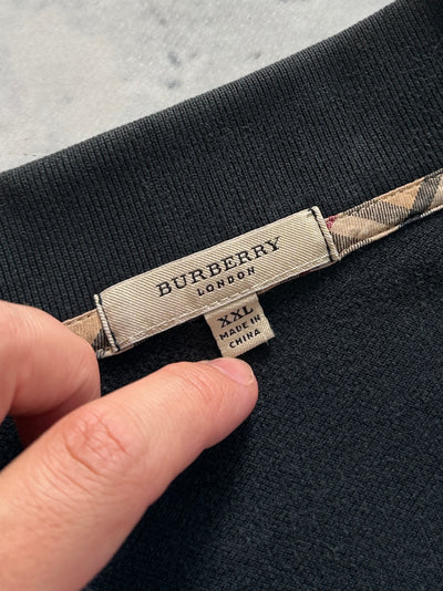 00's Burberry Nova Check Polo Shirt (XL)