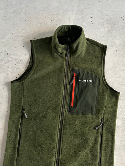 Mont Bell Clima Plus Zip Up Fleece Gilet (S)