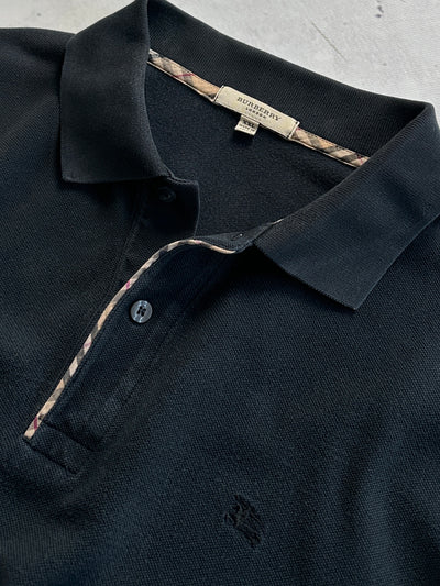 00's Burberry Nova Check Polo Shirt (XL)