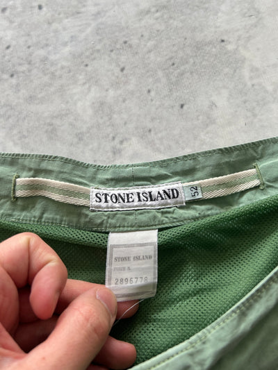 90's Stone Island reflective Marina Shorts (L)