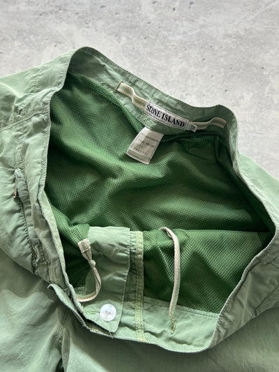 90's Stone Island reflective Marina Shorts (L)