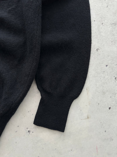 Vintage Giorgio Armani Embroidered Logo Wool Knit Jumper (S)