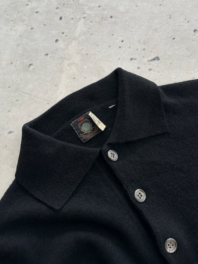 Vintage Giorgio Armani Embroidered Logo Wool Knit Jumper (S)