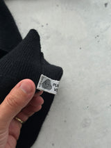 Vintage Giorgio Armani Embroidered Logo Wool Knit Jumper (S)