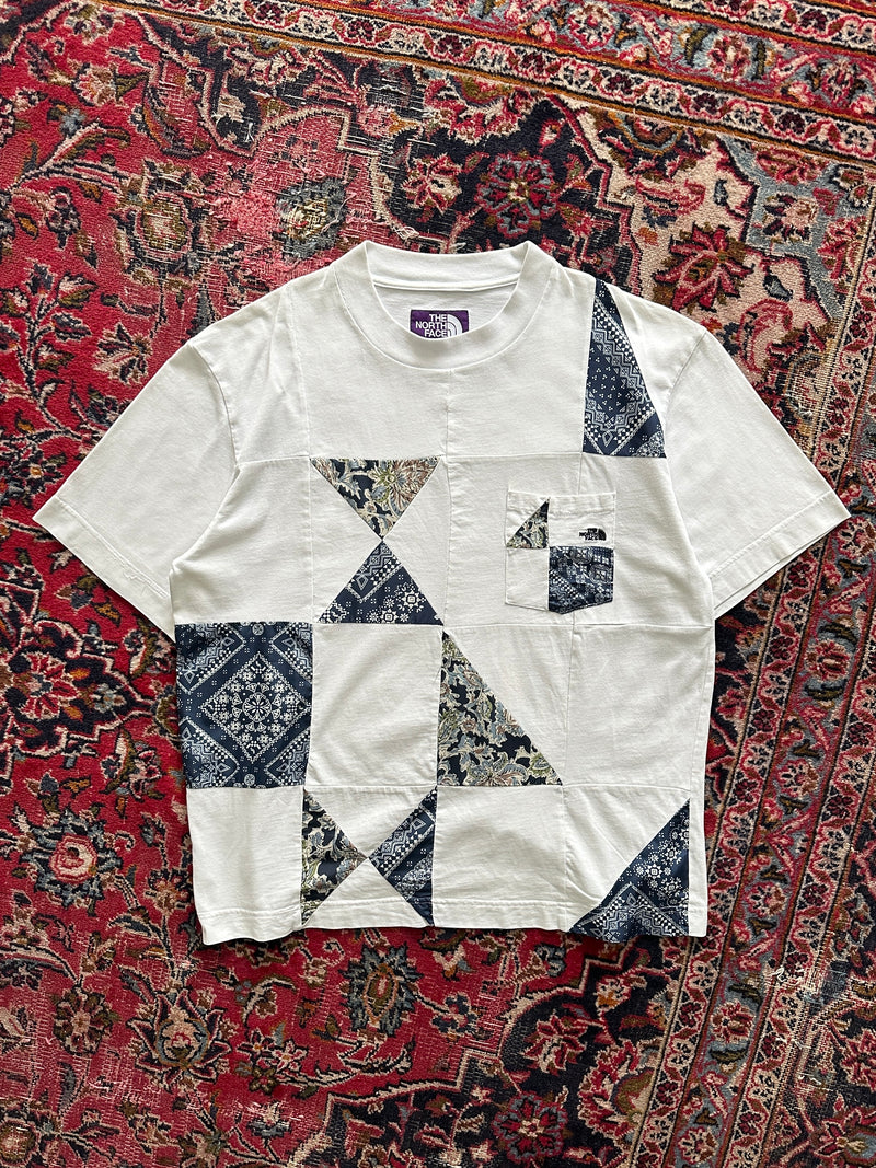 SS/20 The North Face Purple by Nanamica Patchwork T Shirt (M)