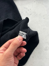 Vintage Giorgio Armani Embroidered Logo Wool Knit Jumper (S)