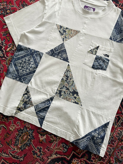 SS/20 The North Face Purple by Nanamica Patchwork T Shirt (M)