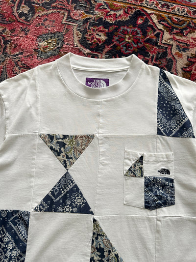 SS/20 The North Face Purple by Nanamica Patchwork T Shirt (M)
