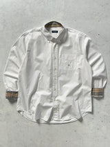 00's Burberry Nova Check Long Sleeve Shirt (XL)