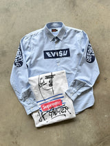 Evisu Spell Out Long Sleeve Shirt (L)