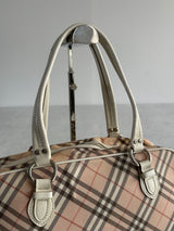 Burberry Blue Label Mini Boston Nova Check Bag (One Size)