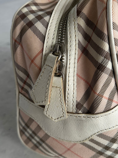 Burberry Blue Label Mini Boston Nova Check Bag (One Size)