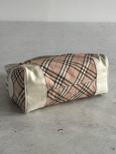 Burberry Blue Label Mini Boston Nova Check Bag (One Size)