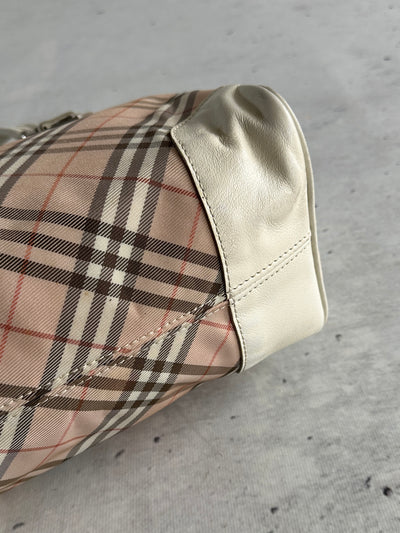 Burberry Blue Label Mini Boston Nova Check Bag (One Size)