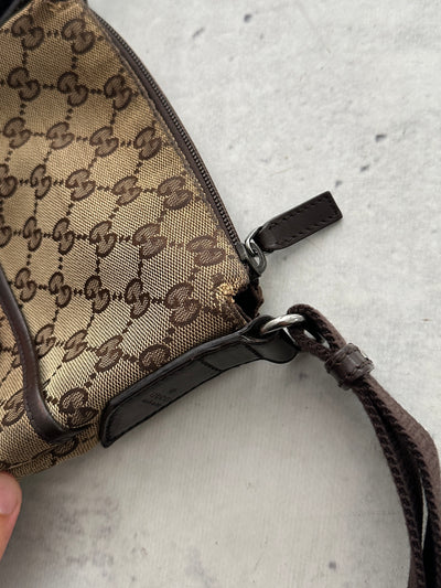 Vintage Gucci Canvas Small Shoulder / Crossbody Bag (One Size)