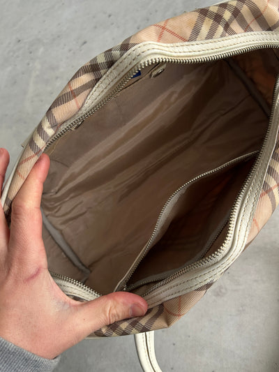 Burberry Blue Label Mini Boston Nova Check Bag (One Size)