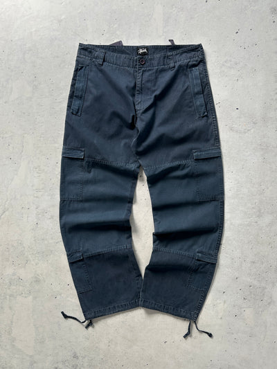 90's Stussy multi zip pocket Utility Cargo Pants (W34 x L30)