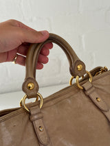 Vintage Miu Miu Vitello Lux 2 Way Leather Bag (One Size)