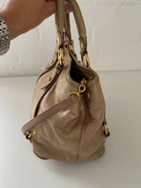 Vintage Miu Miu Vitello Lux 2 Way Leather Bag (One Size)