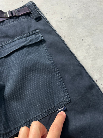 90's Stussy multi zip pocket Utility Cargo Pants (W34 x L30)