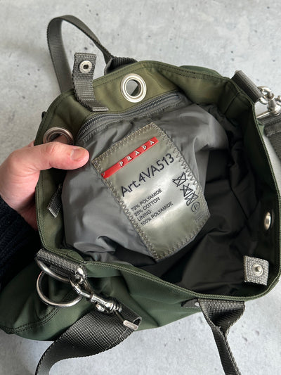 00's Prada Sport 2 Way Tote / Crossbody Bag (One Size)