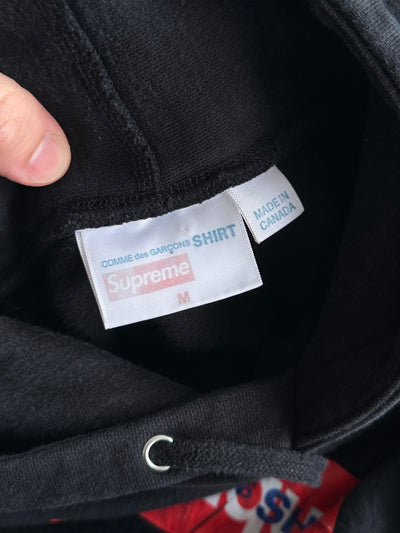SS/17 Supreme x Comme des Garçons Box Logo Pullover Hoodie (M)