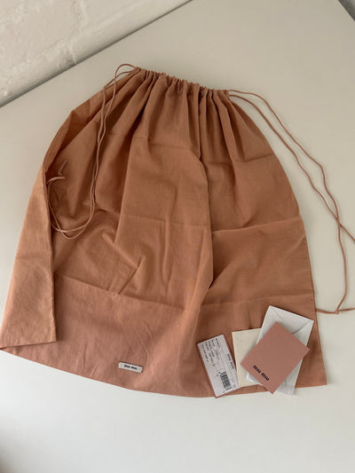Vintage Miu Miu Vitello Lux 2 Way Leather Bag (One Size)