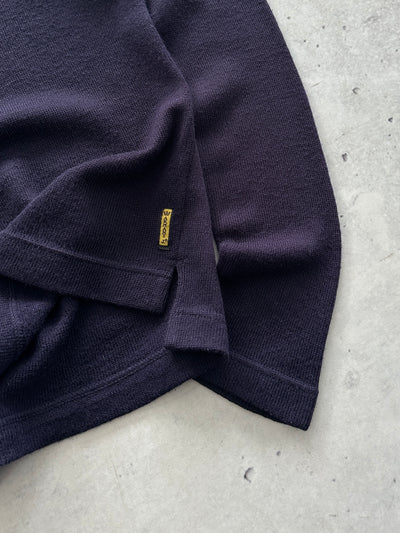 Armani Jeans 1/4 Zip Pullover Knit Jumper (L)