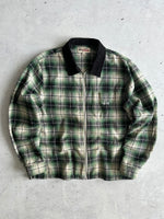 Stussy Quality Workwear plaid corduroy collar jacket (L)