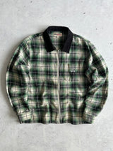 Stussy Quality Workwear plaid corduroy collar jacket (L)