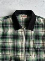 Stussy Quality Workwear plaid corduroy collar jacket (L)