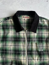 Stussy Quality Workwear plaid corduroy collar jacket (L)