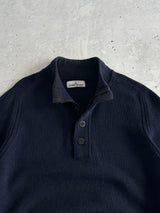 Stone Island 1/4 Zip wool Pullover Knit Jumper (L)