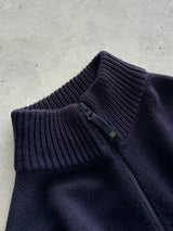 Armani Jeans 1/4 Zip Pullover Knit Jumper (L)