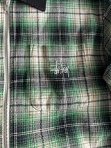 Stussy Quality Workwear plaid corduroy collar jacket (L)
