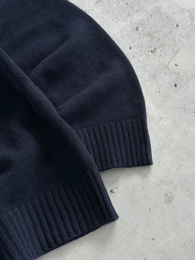 Stone Island 1/4 Zip wool Pullover Knit Jumper (L)