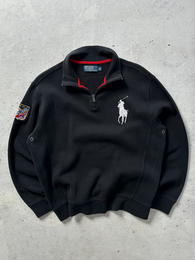 Ralph Lauren Big Logo Heavyweight 1/4 Zip Sweatshirt (M)