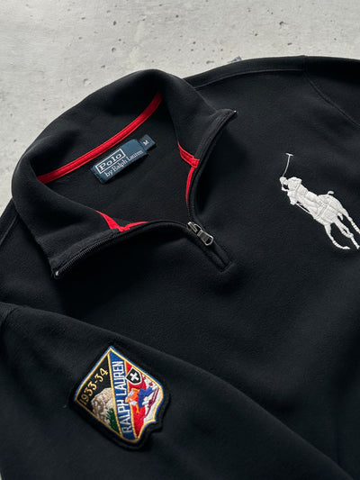 Ralph Lauren Big Logo Heavyweight 1/4 Zip Sweatshirt (M)