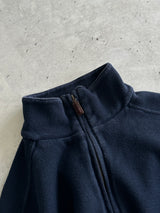 Ralph Lauren Ribbed 1/4 Zip Pullover Jumper (M)