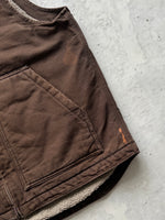 Vintage Carhartt fleece lined gilet (M)