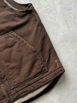 Vintage Carhartt fleece lined gilet (M)