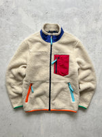 Ralph Lauren polo deep pile hybrid zip up fleece (S)