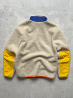 Ralph Lauren polo deep pile hybrid zip up fleece (S)