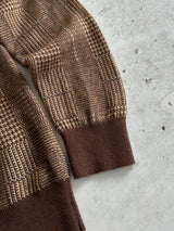 Ralph Lauren Cashmere linen Blend Plaid Pullover Jumper (M)