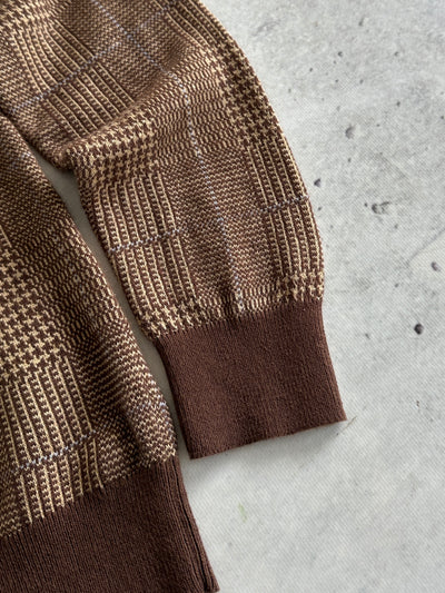 Ralph Lauren Cashmere linen Blend Plaid Pullover Jumper (M)