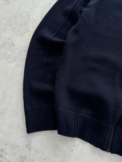 CP Company Nylon Pocket Wool Zip Up Jumper (L)