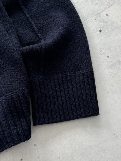 CP Company Nylon Pocket Wool Zip Up Jumper (L)