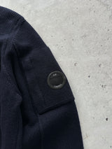 CP Company Nylon Pocket Wool Zip Up Jumper (L)